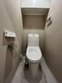 トイレ 上部吊戸棚付き 温水洗浄便座一体型トイレ