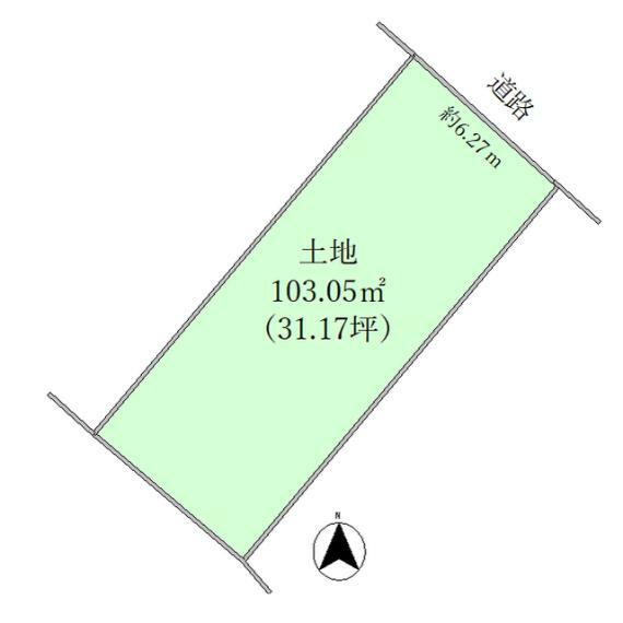 土地図面 建築条件なし