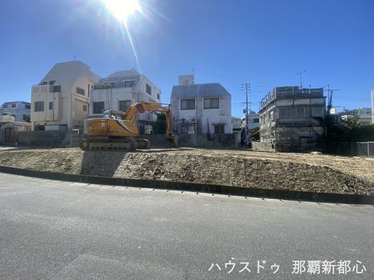 現況写真 1号地！建築条件なし・43.35坪・一種低層！松島小学校徒歩6分・市立病院前駅徒歩8分