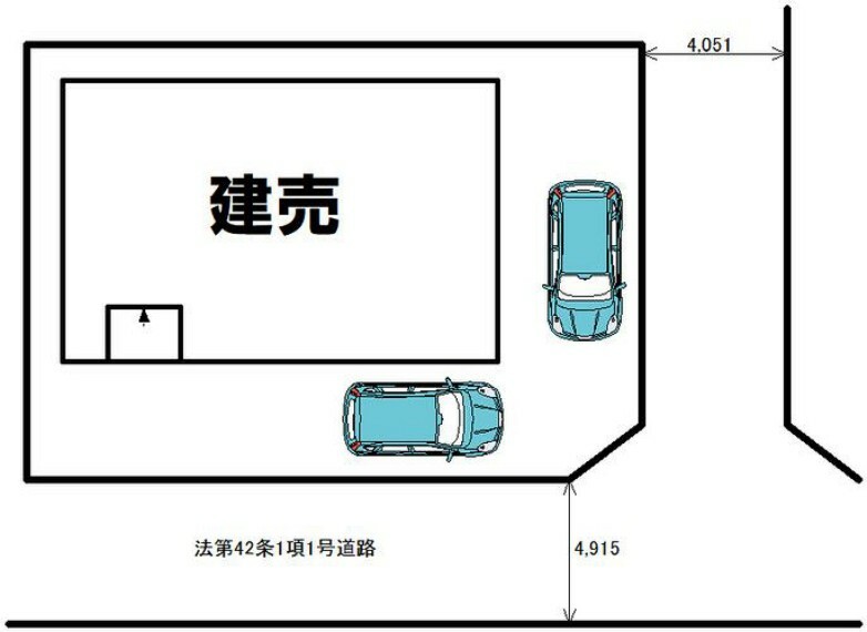 駐車場 【駐車場】普通車2台可能