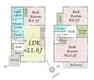 間取り図 平成22年築！3SLDK＋車庫1台の邸宅！令和5年11月リフォーム完了予定の大変綺麗なお部屋で新生活をスタートできます。リビングはコミュニケーションが自然と豊かになるリビングイン階段を採用！