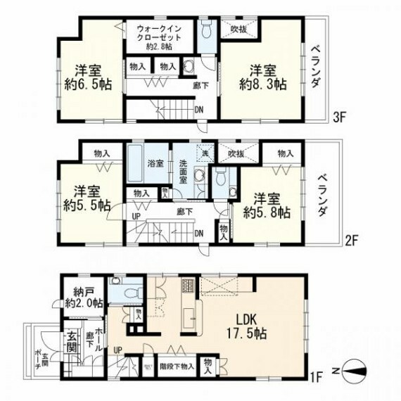 間取り図 間取図　4LDK＋S