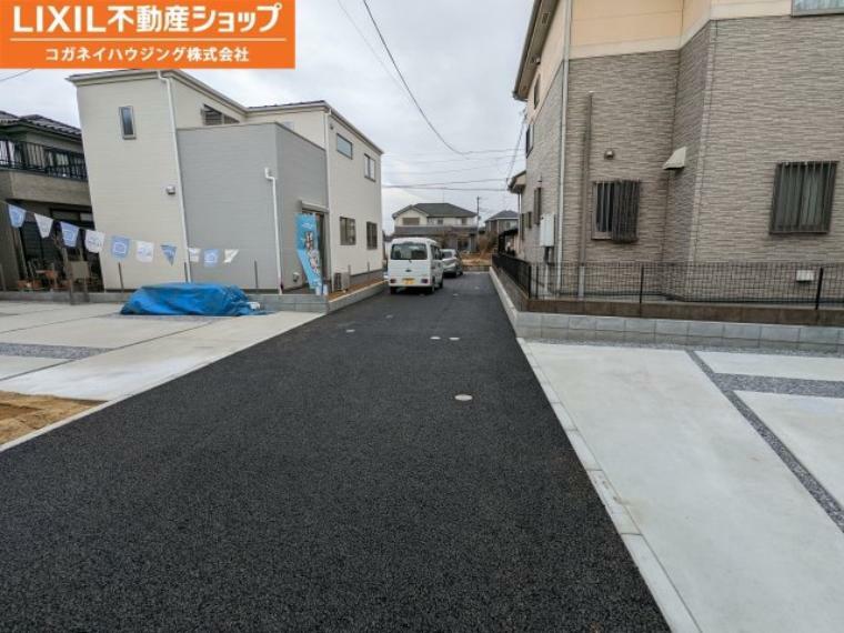 現況写真 前面道路含む現地写真です。是非、現地にて道幅を体感ください。