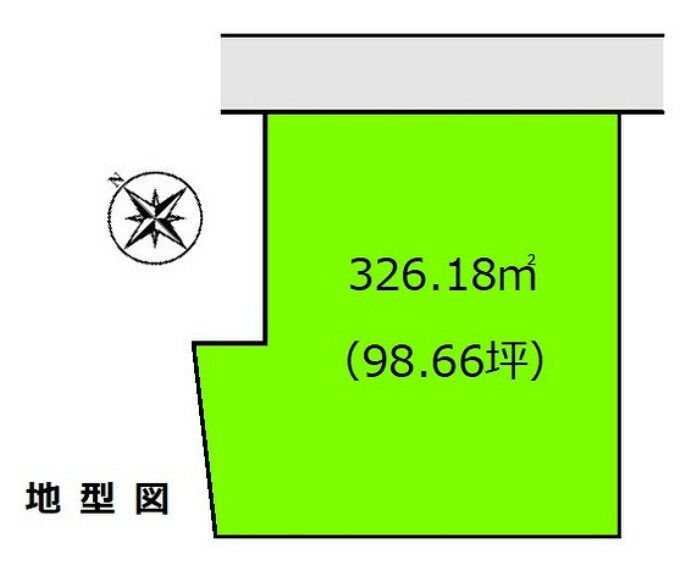 区画図 地型図