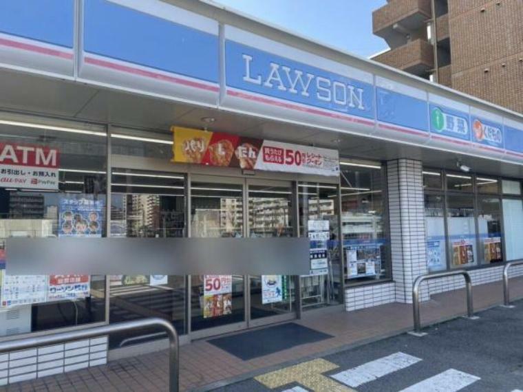 コンビニ ローソン長原駅西店