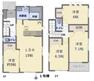 間取り図 （1号棟）2階全居室6帖以上のゆとりのある広さ。