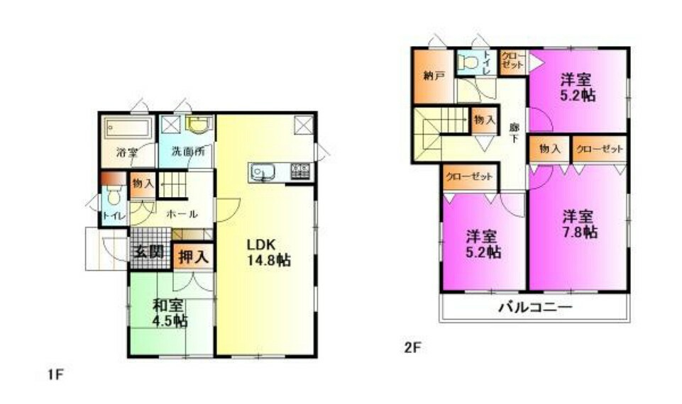 間取り図 使い勝手の良い間取りですね