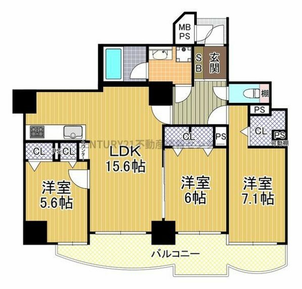 間取り図 リノベーション済（令和5年7月実施）