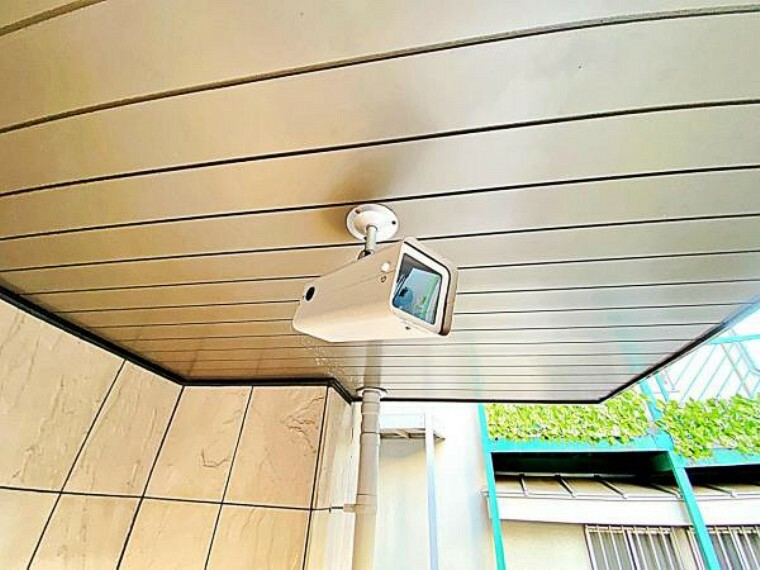 防犯設備 防犯カメラも設置されています。