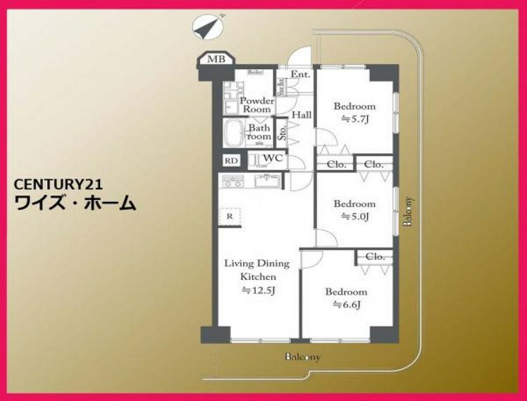 間取り図 3LDK