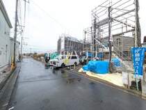 接道状況および現場風景　【東大和市清水4丁目】