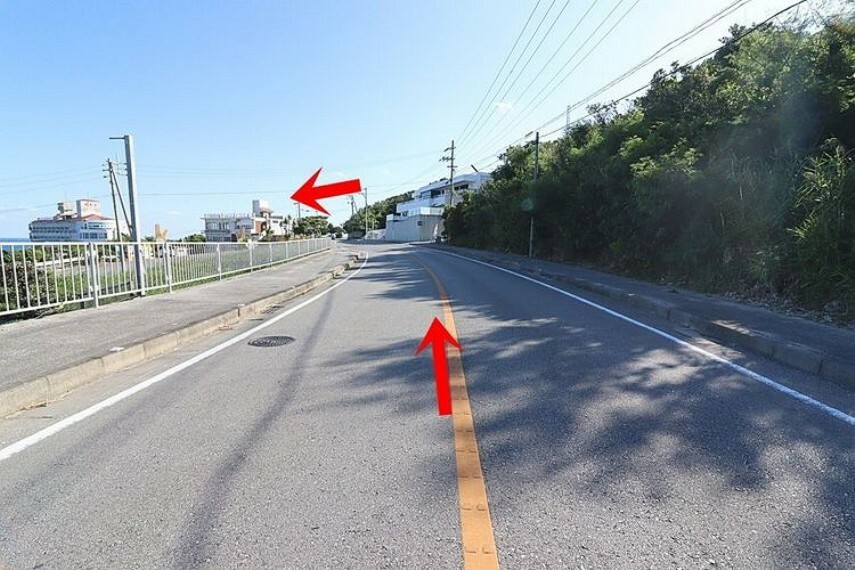 現況写真 現地への行き方国道331号線を南下。サンサンロードを左に曲がる。