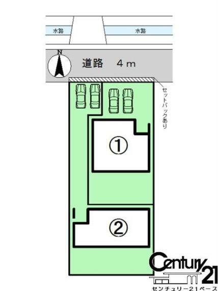 区画図 ■こちらの物件は2号棟です！■