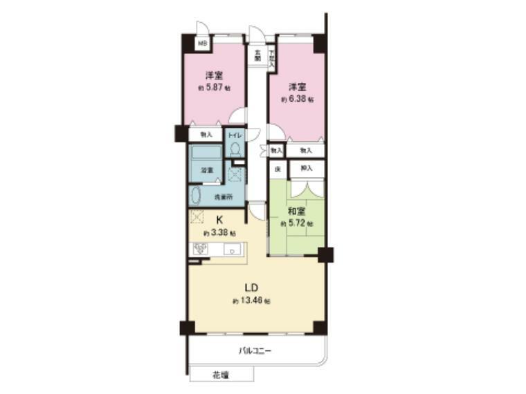 間取り図 間取図（図面と異なる場合は現況を優先）