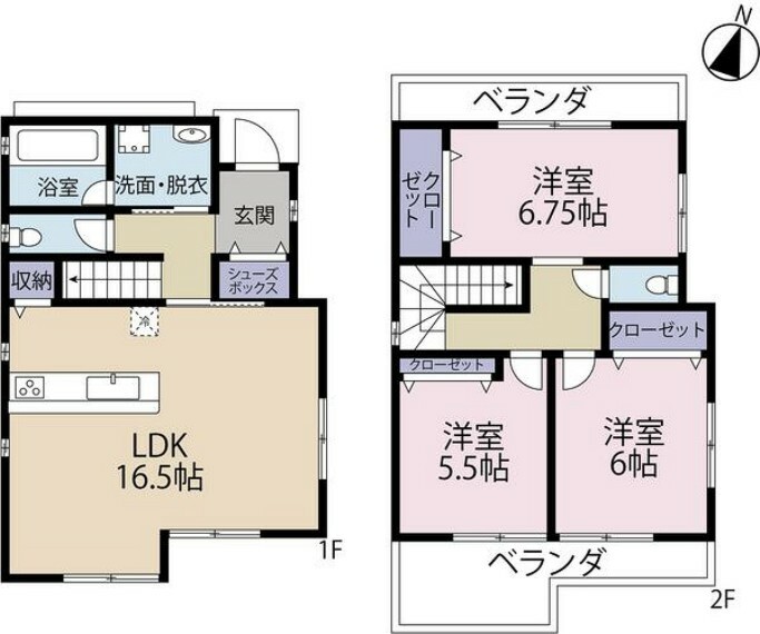 間取り図 間取図です