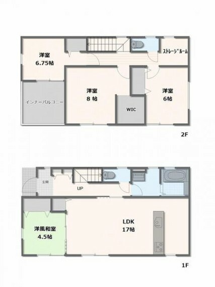 間取り図 2号棟・4SLDK