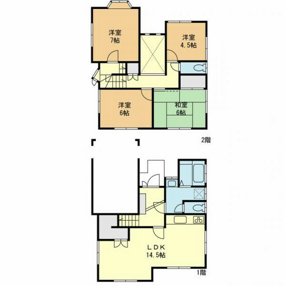 間取り図 【戸建て】間取り図