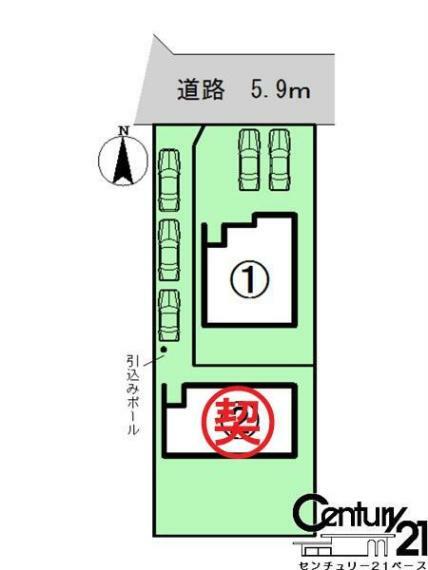 区画図 ■こちらの物件は1号棟です！■