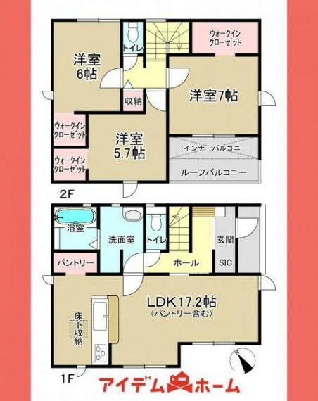 間取り図 間取図1号棟