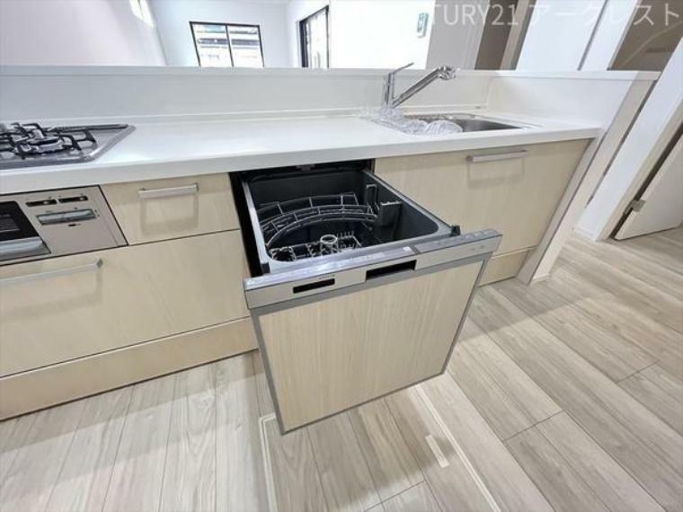 キッチン 家事の負担を軽減するビルトイン食洗機完備