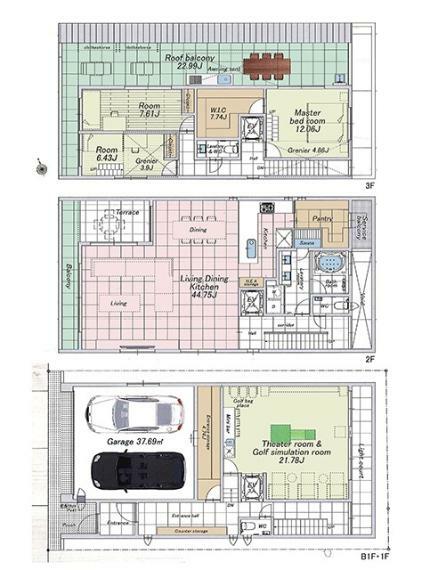 外観・現況 参考プラン（建物面積:315.98平米・価格:12650万円（税込））