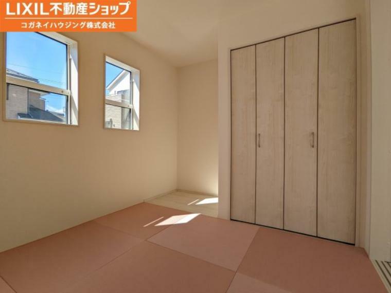 和室 畳のお色がとても素敵で、お部屋が明るくなり、アクセントになります。