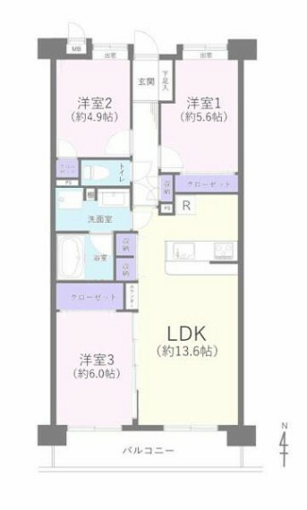 間取り図 3LDK