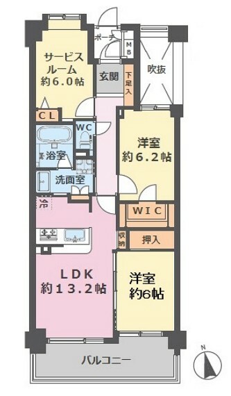 ■最上階3階部分の南向き住戸で陽当り良好■専有面積:72.94平米3LDKタイプ（全室6帖以上）
