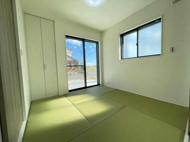 和室 お子様のお昼寝スペース・プレイルームにも使いやすい和室！LDKとつなげても使えます！