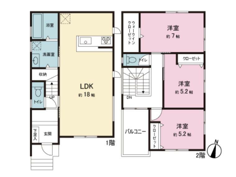 間取り図 間取図（図面と異なる場合は現況を優先）