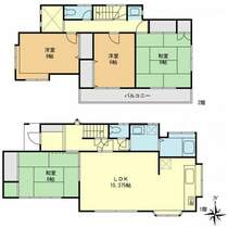 【Floor plan】1階をリビングにした4LDK間取り。家族の空間を大切にできる開放空間です。