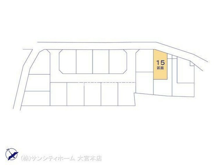 区画図 図面と異なる場合は現況を優先