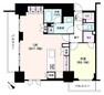 間取り図 【間取図】専有面積60.17m2　最上階　北西・南西角住戸