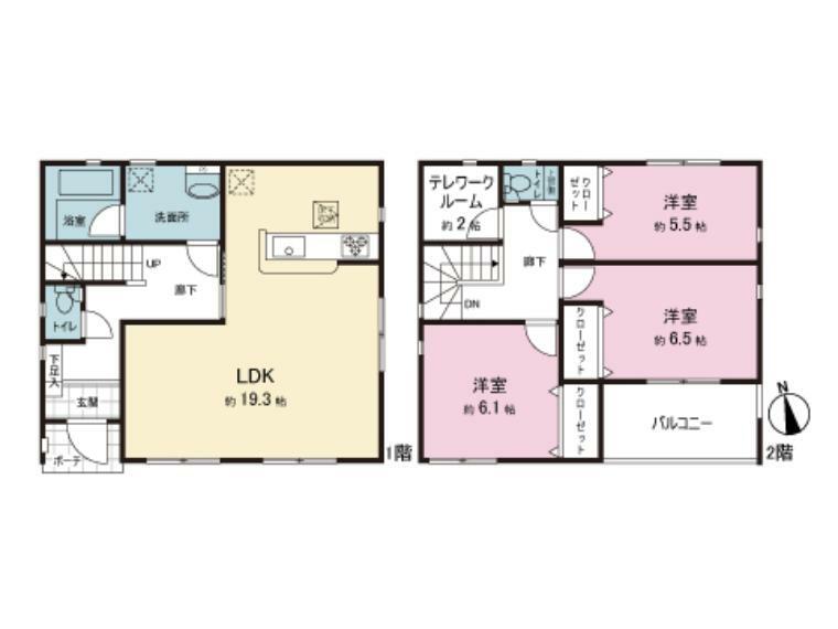 間取り図 間取図。図面と異なる場合は現況を優先。