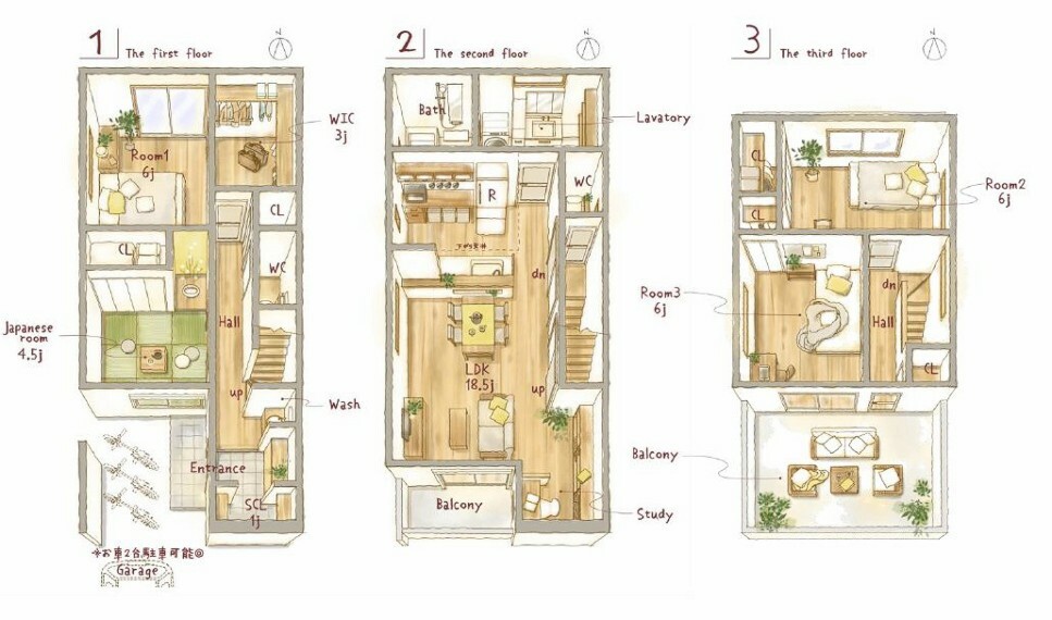 【6号地/確定図】ondo＋SA！UNAモデルハウス建築中！2024年2月完成予定です！