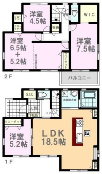 間取り図 【間取り図】間取り図です。