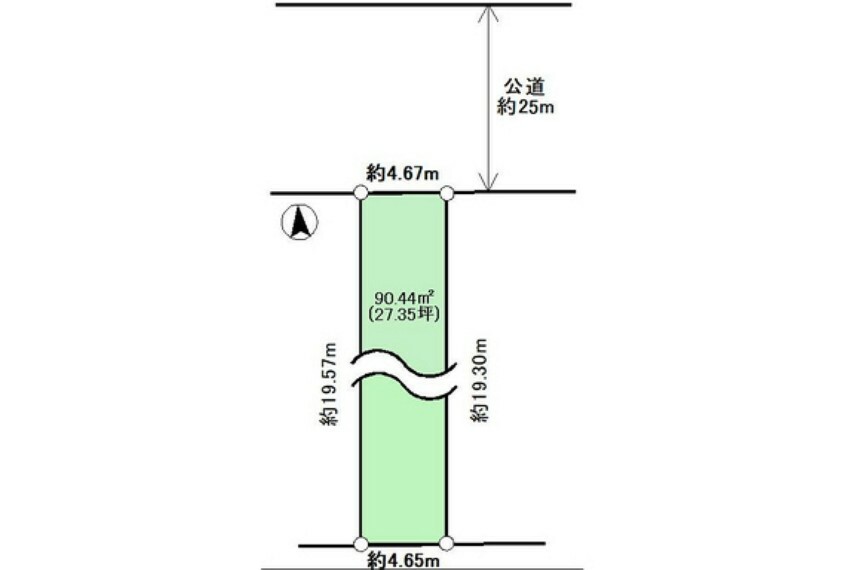 区画図 整形地！建築条件ございません、お好きなハウスメーカーで建築が可能です