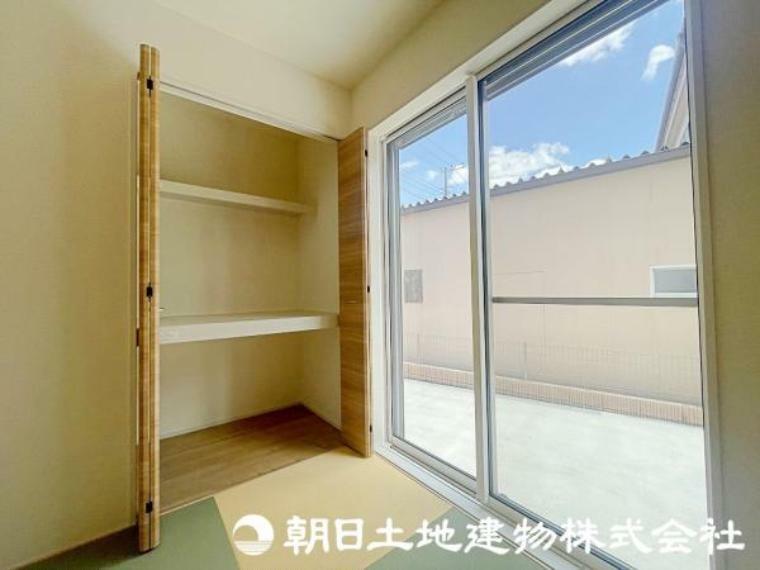 収納 各お部屋に収納スペースがあり、お部屋の中をスッキリ片付けられます。