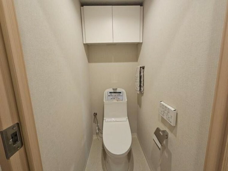 トイレ 棚上収納があるトイレは使いやすくて便利なのが良いですね！