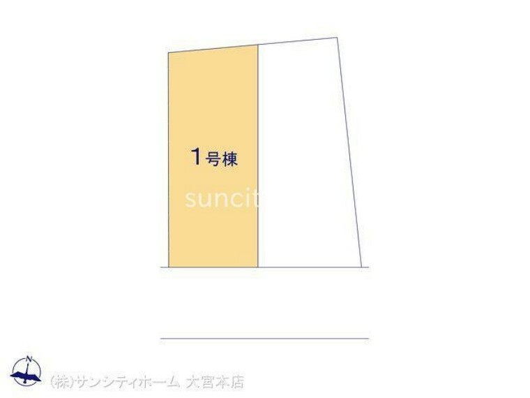 区画図 図面と異なる場合は現況を優先