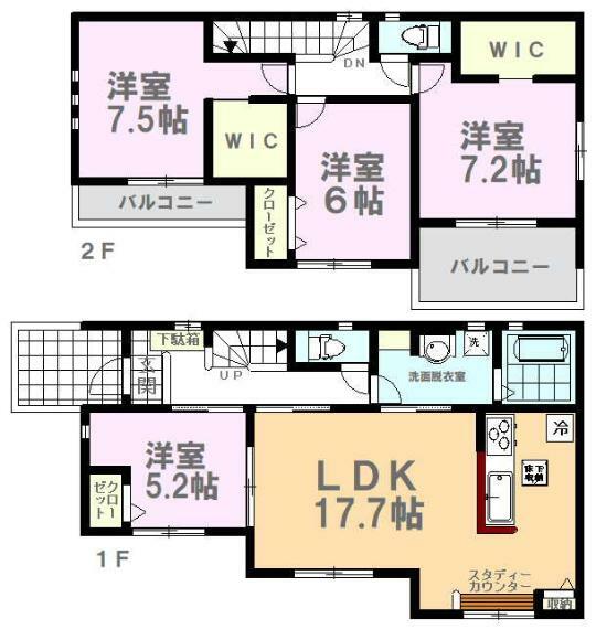 間取り図 【間取り図】間取り図です。