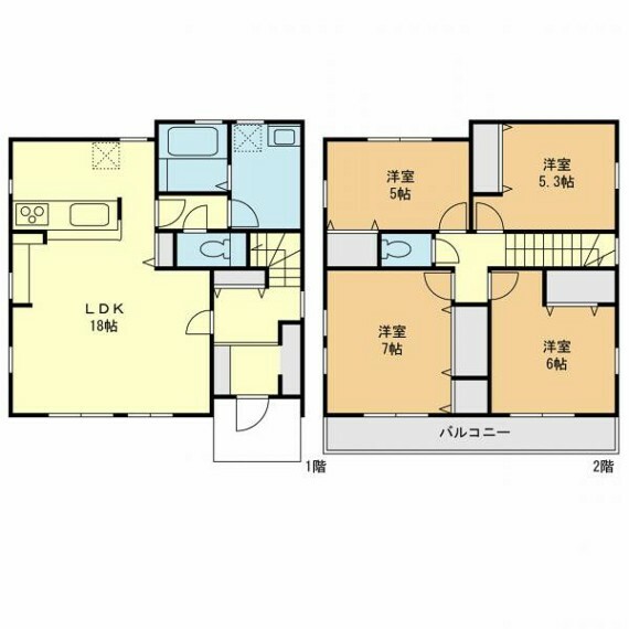 間取り図 【戸建て】間取り図