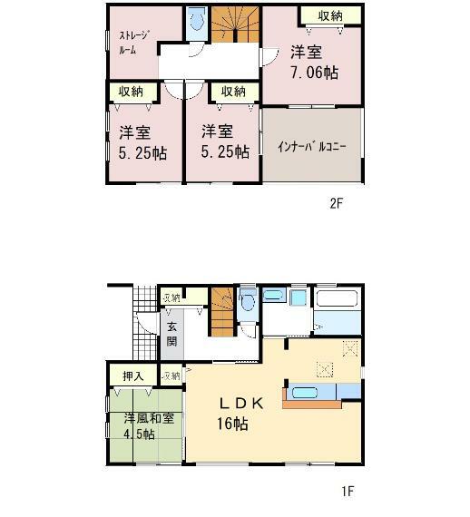 間取り図 【間取り図】間取り図です。