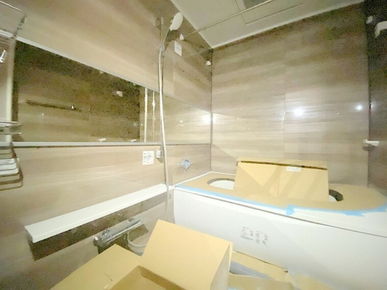 浴室 室内（2024年1月）撮影【リノベーション中】新品のユニットバス設置予定です。
