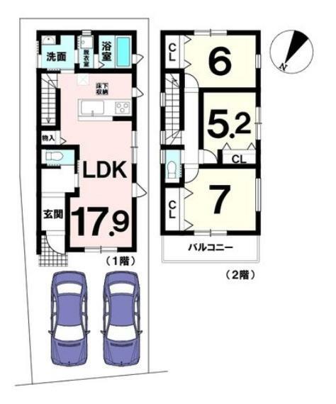 間取り図 2号棟