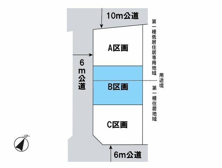 土地図面 最終B区画販売中です！