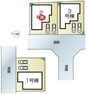 区画図 神崎郡福崎町西田原4期　全3邸　1号棟　区画図