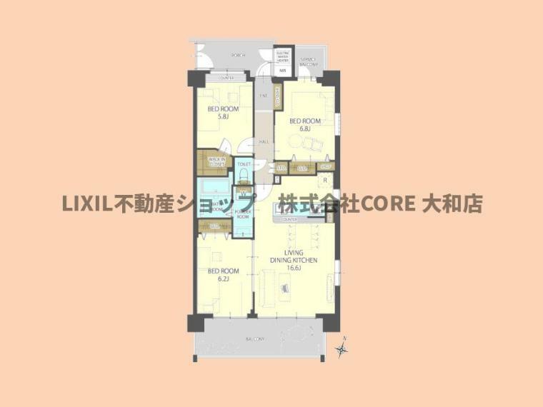 間取り図 周辺環境・街並など、資料には掲載していない情報が現地にはたくさんございます。是非ご確認下さい