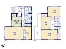 2階3部屋は全室6帖以上のゆとりある間取りで ご家族それぞれのお時間も大切に出来ます。