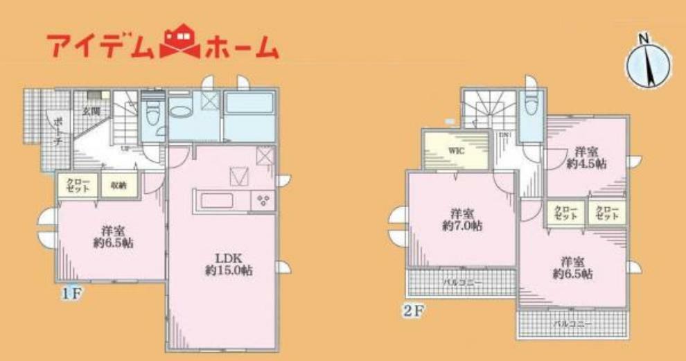 間取り図 1号棟間取り